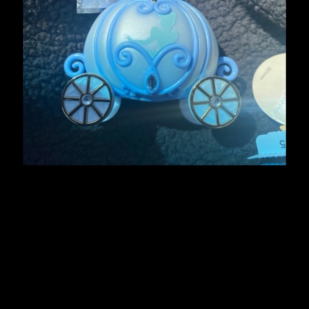 Blue Disney  Carriage Brooch